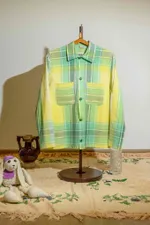 Рубашка Soeurs Green Plaid Shirt 2