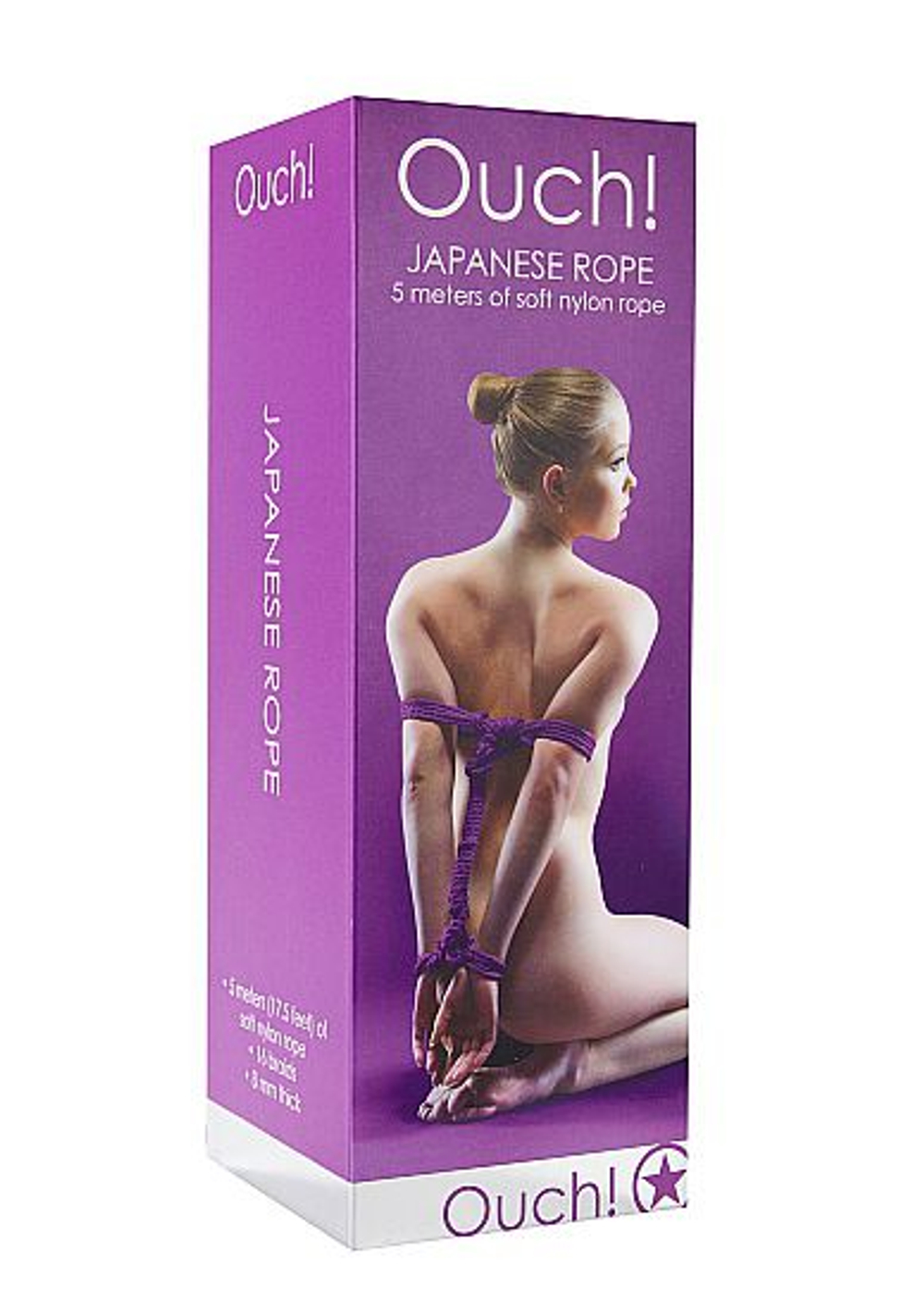 Фиолетовая веревка для бандажа Japanese - 5 м. (Цвет: фиолетовый)