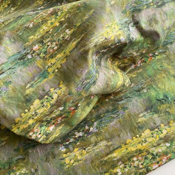 ИМПРЕССИОНИЗМ # 18  , 100% хлопок Handmade Fabrics, отрез 45 см 1