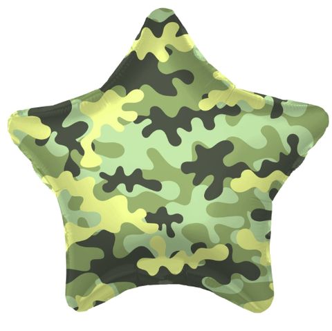 Звезда, Зеленый камуфляж (46см)