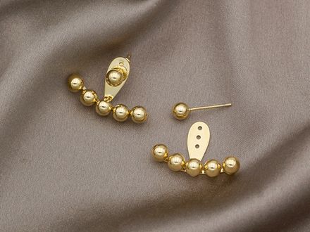 Серьги-трансформеры Шарики