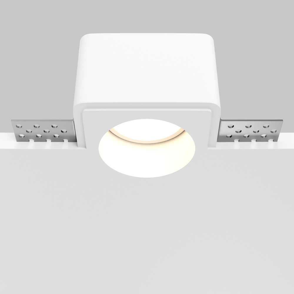 Встраиваемый светильник Maytoni Gyps Modern DL123-GU10-01-W