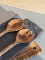 Ложка сервировочная/для приготовления DeNASTIA манго 35x7 коричневый