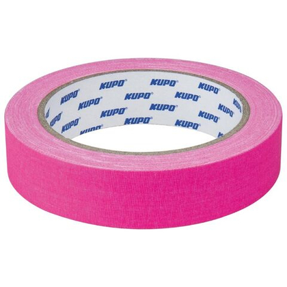 Лента клейкая KUPO CSS-2415PK CLOTH SPIKE TAPE розовая