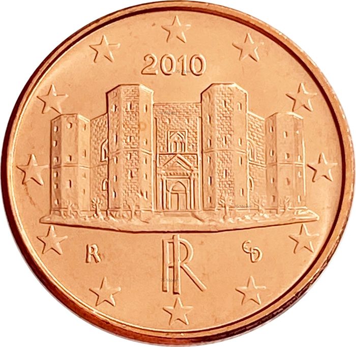 1 евроцент 2010 Италия (1 euro cent)