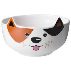 НАБОР ДЛЯ ЗАВТРАКА LEFARD "DOG", 2 ПР.: САЛАТНИК 500МЛ, КРУЖКА 450МЛ