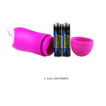 Вибромассажер пуля с пультом ДУ на проводе Pleasure Shell 8 см