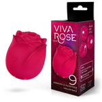 Вибростимулятор клитора Bior toys VIVA ROSE, 6,7 см, вакуумно‑волновой