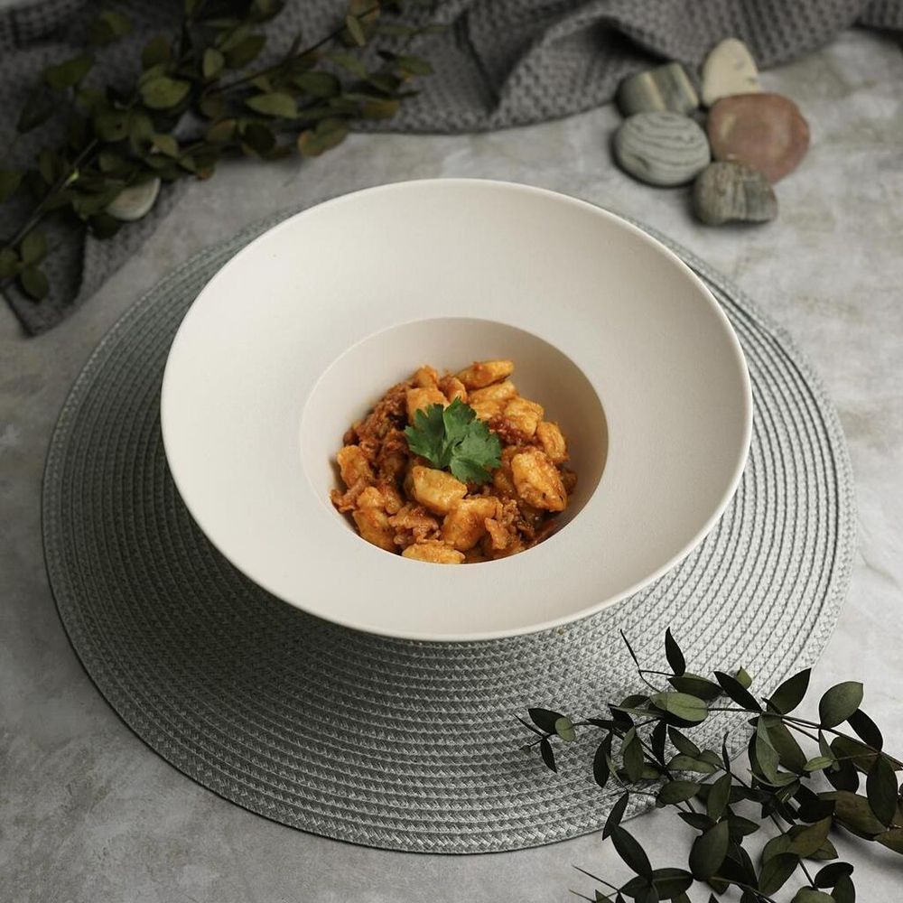 Тарелка глубокая 400 мл d 24 см h9 см для пасты   Noble [2]