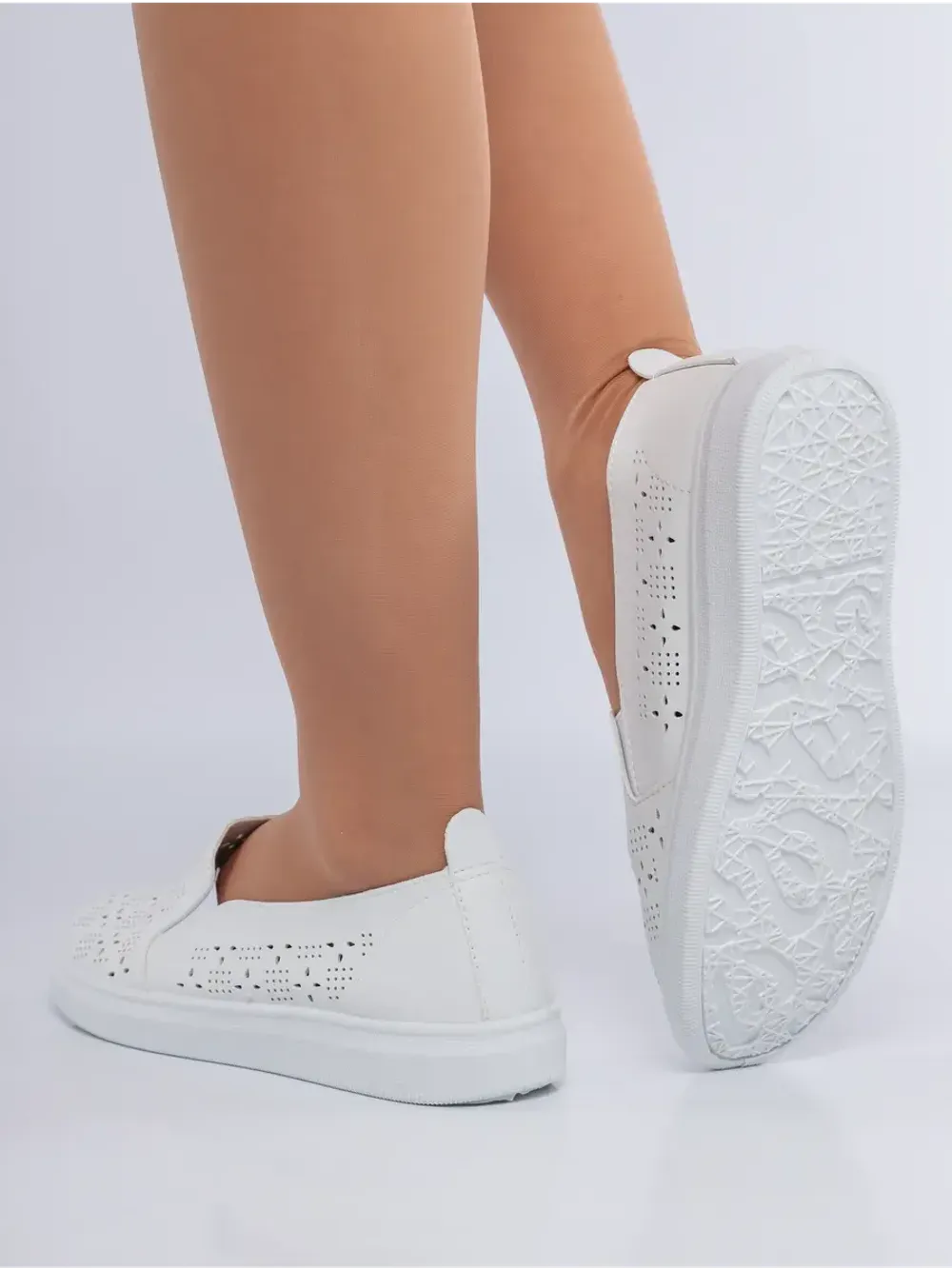 Мокасины летние с перфорацией