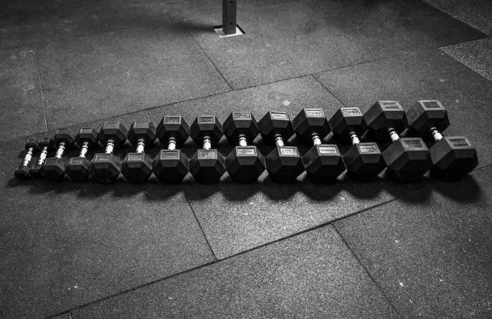 Гантель 17.5 кг гексагональная