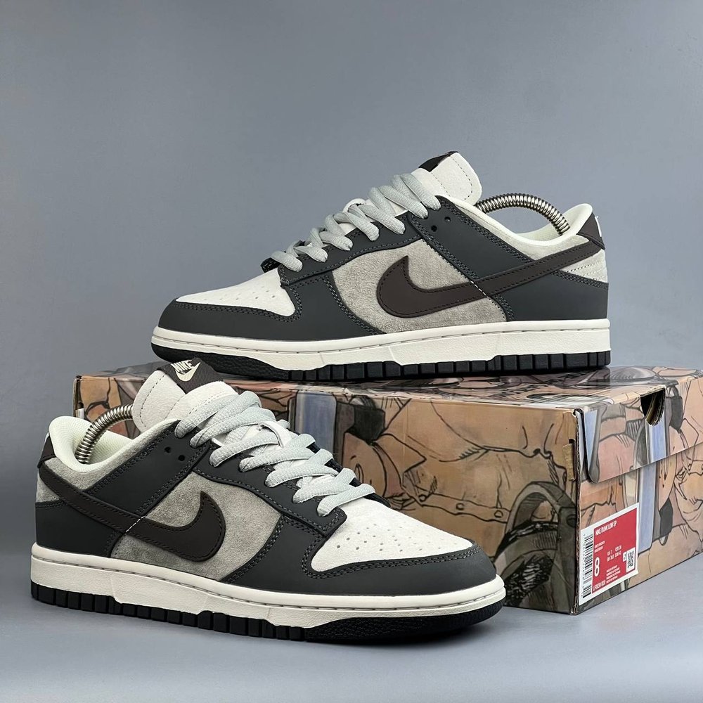 Кроссовки Nike Dunk DarkBrown #242 (черн.)