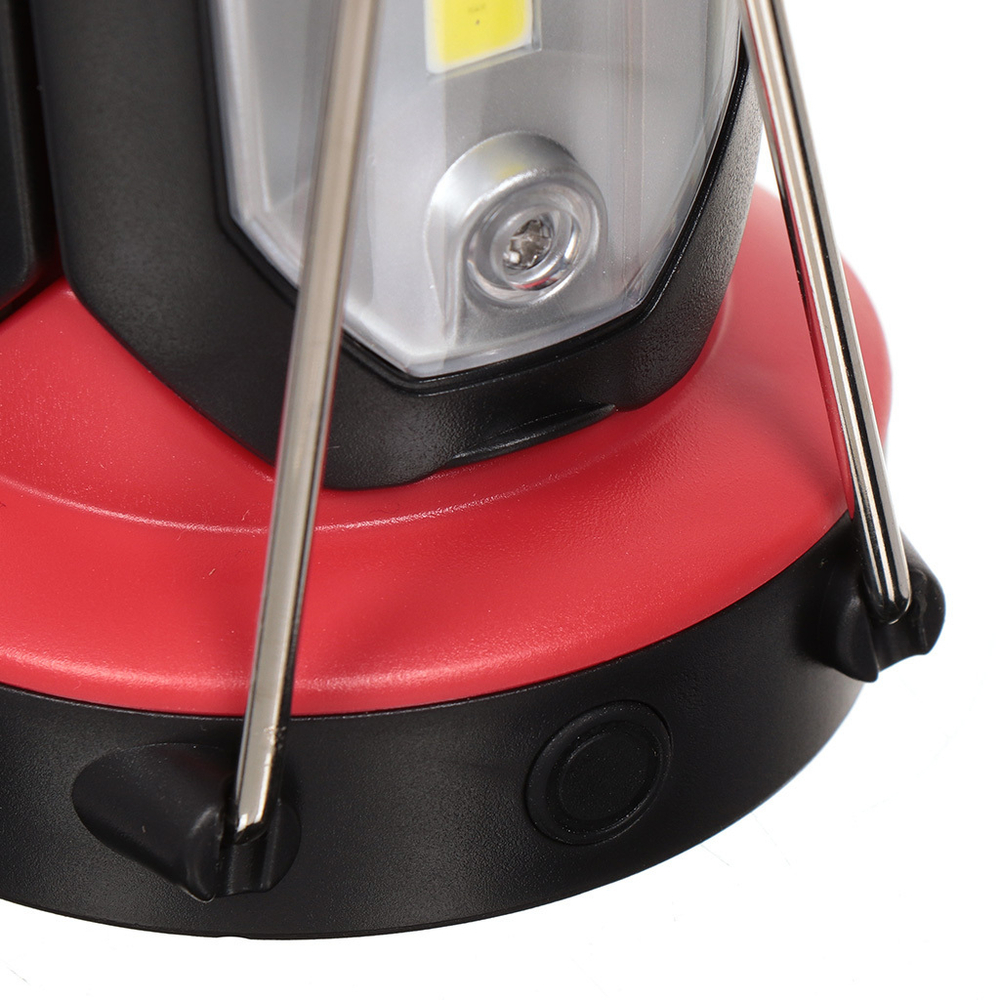 Фонарь SPE17200-4 аккум раскладной, 6 режимов, красный с черным