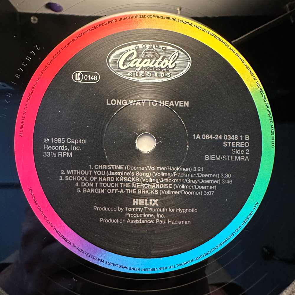 Helix - Long Way To Heaven (Голландия 1985г.)