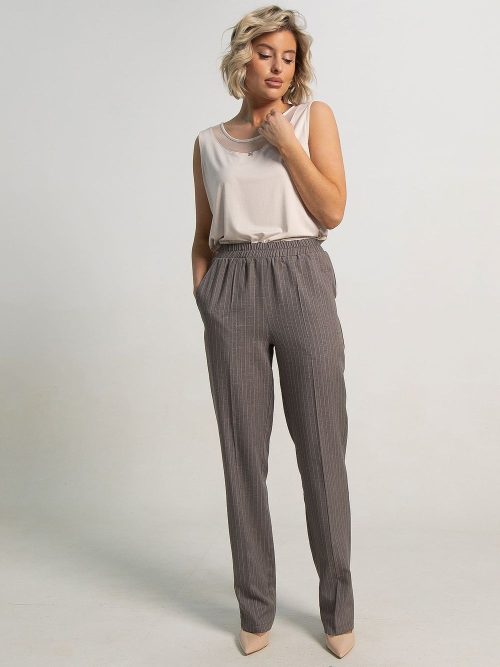 Брюки Летний шик (капучино) Б15587-9М LT Collection