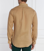 льняная рубашка POLO RALPH LAUREN - бежевый(710794141)