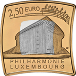 ЛЮКСЕМБУРГ, 2025, 2.50 ЕВРО [БИМЕТАЛЛ]