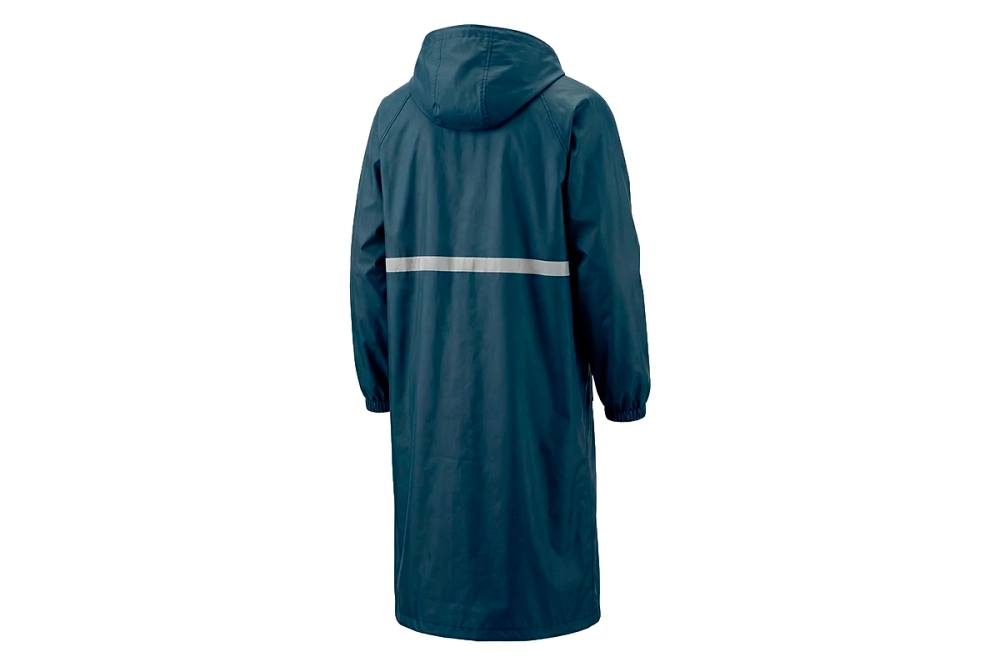 Плащ-дождевик синий XXL нейлоновый с ПВХ сигнальный на молнии Samtools