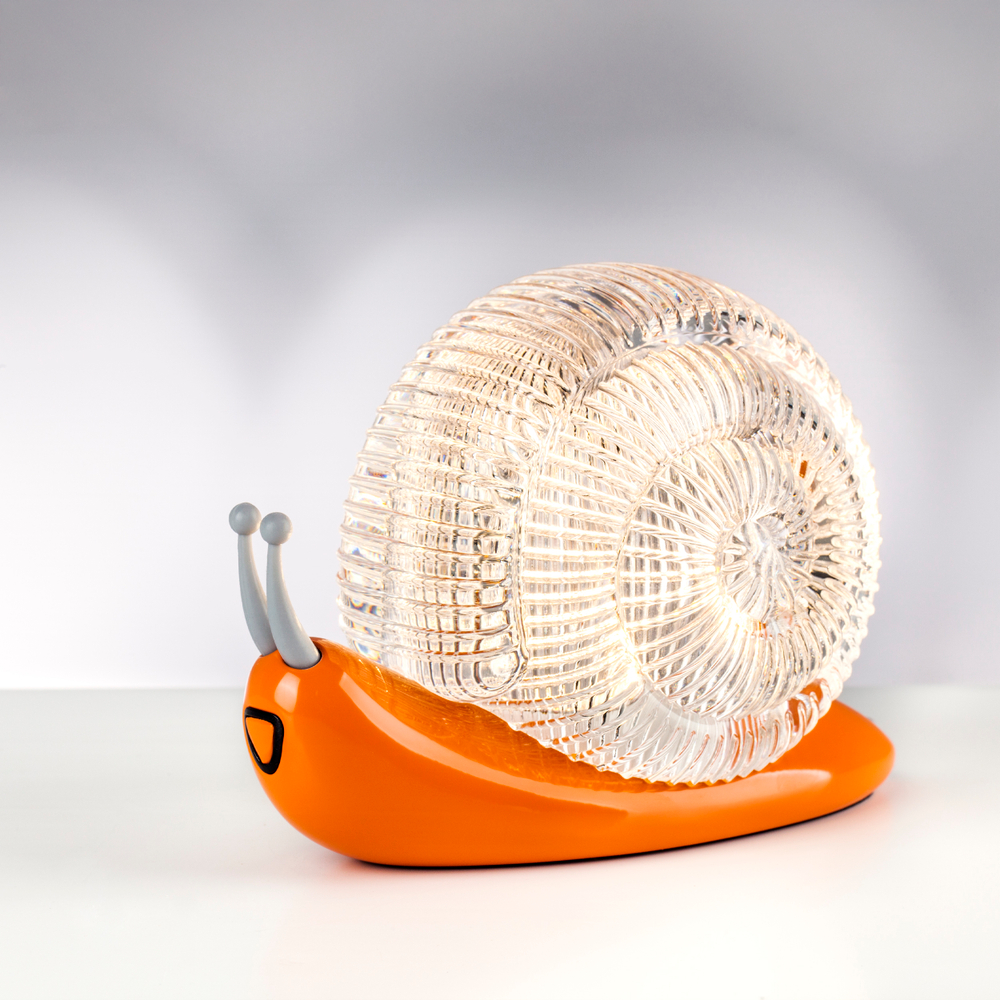 745923 Настольная лампа ALFA 1,5W LED 209LM ОРАНЖЕВЫЙ/ПРОЗРАЧНЫЙ 3000/4000/6000K