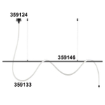 359133 KONST NT23 068 черный Светильник светодиодный IP20 LED 4000K 38W 170-265V 3800Лм RAMO