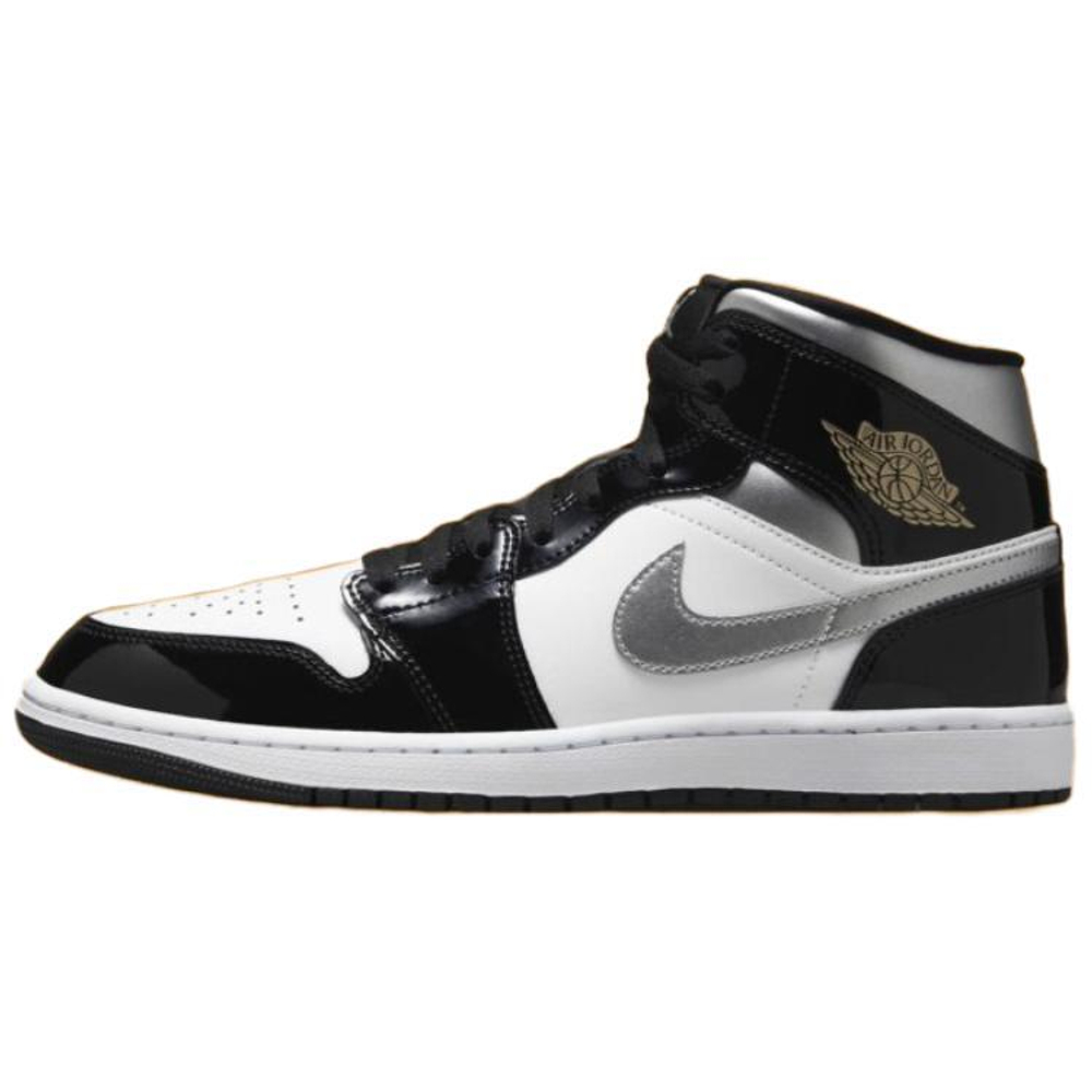 Кроссовки Jordan Air Jordan 1 Mid Black Patent
