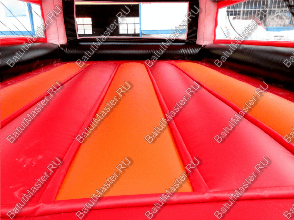 Детский надувной батут "Мячики" с крышей 5*3*3.5 м