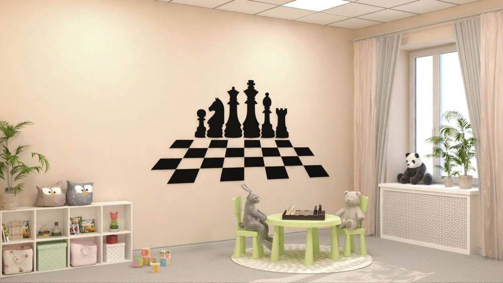 Декоративная панель "Шахматы"