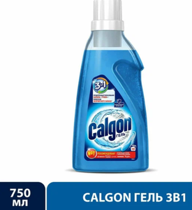 ДЛЯ СТИРАЛЬНЫХ МАШИН CALGON ГЕЛЬ 4В1 750МЛ