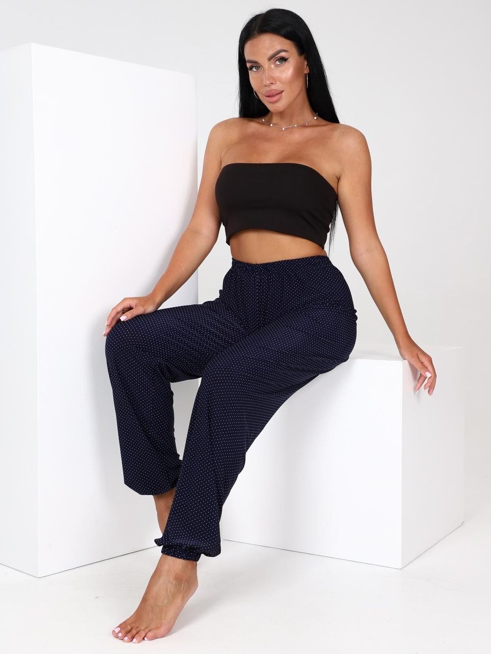 Султанки - брюки синий Iv-capriz