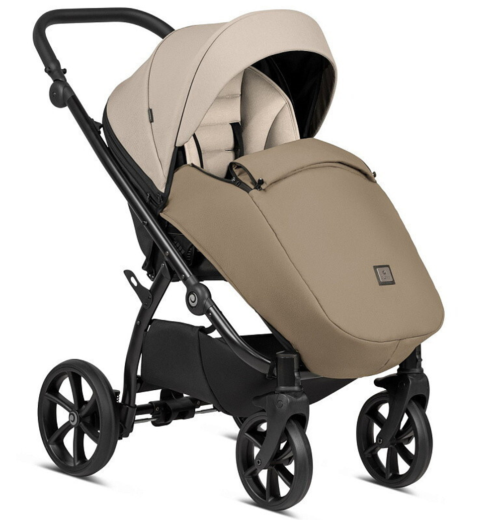 Детская коляска Tutis Uno 5 Plus Earth collection 3 в 1 с автокреслом Elo Lux EduSky Black 1402005 Chateau grey