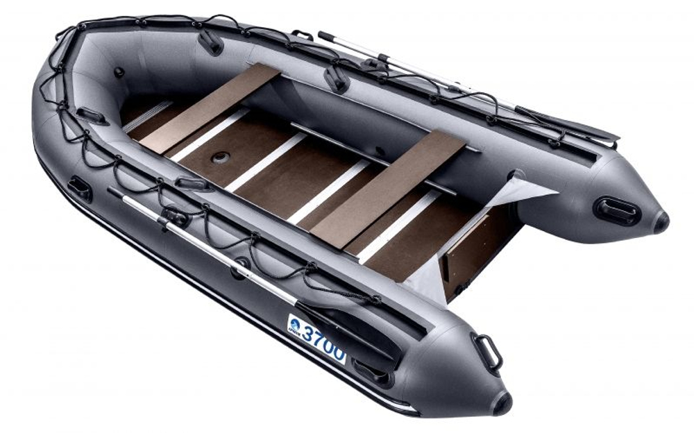 Лодка ПВХ АПАЧИ 3700 СК (слань+киль)