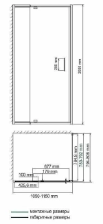 Душевой уголок WasserKRAFT Berkel 48P14 110x80