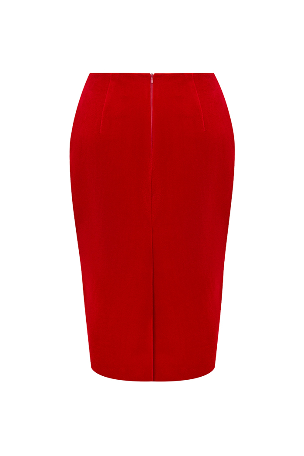 Юбка миди из бархата