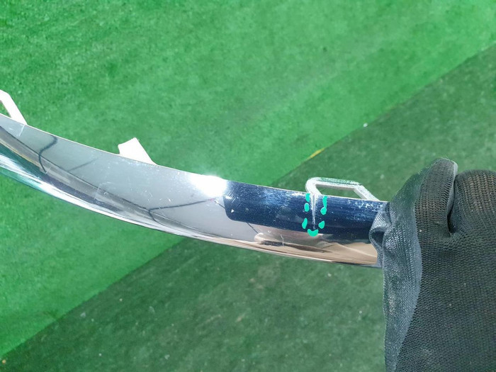 Молдинг переднего бампера левый Mercedes C w205 (2014-2018) AMG