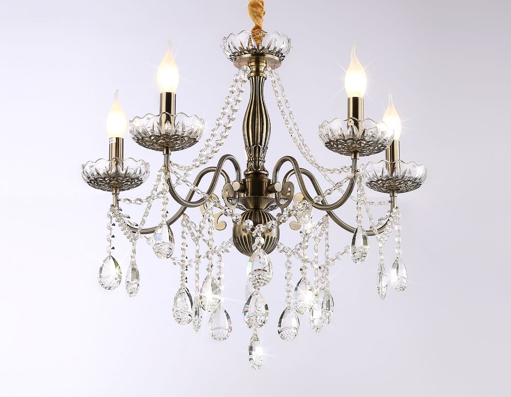 Ambrella Подвесная классическая люстра с хрусталем Classic TR4949