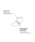 Носки низкие ESSENTIAL Short Casual Socks, меланжевый