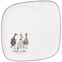 ТАРЕЛКА ОБЕДЕННАЯ LEFARD "FAMILY FARM" 2 СЕКЦИИ 26*2,5 СМ (КОР=12ШТ.)