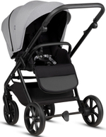 Детская коляска Tutis Leo 3 Plus 3 в 1 с автокреслом Beno Black 1582068 Warm Grey