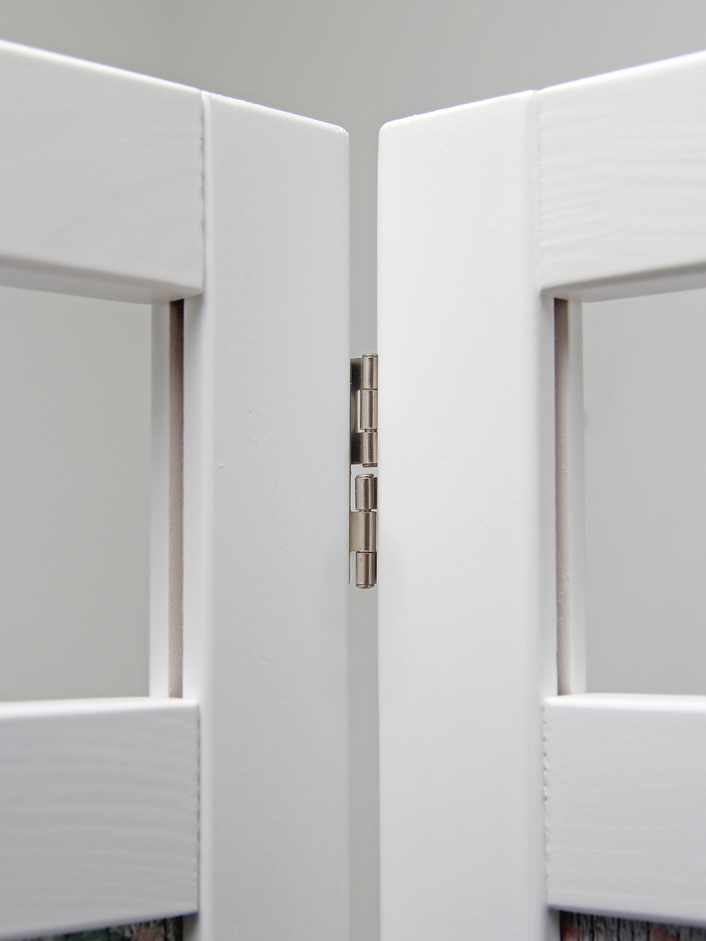 Ширма - перегородка для зонирования пространства деревянная с картинкой с обеих сторон "Райские птички", 3 створки, 480*1800 мм