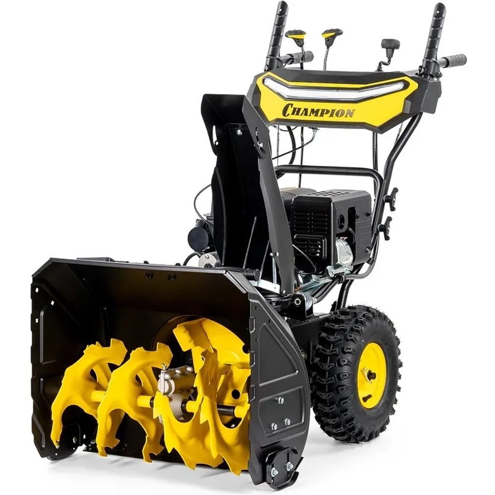 CHAMPION ST763E снегоотбрасыватель 7 л.с., ковш 62 см, выброс 12 м, 6 вперед/2 назад