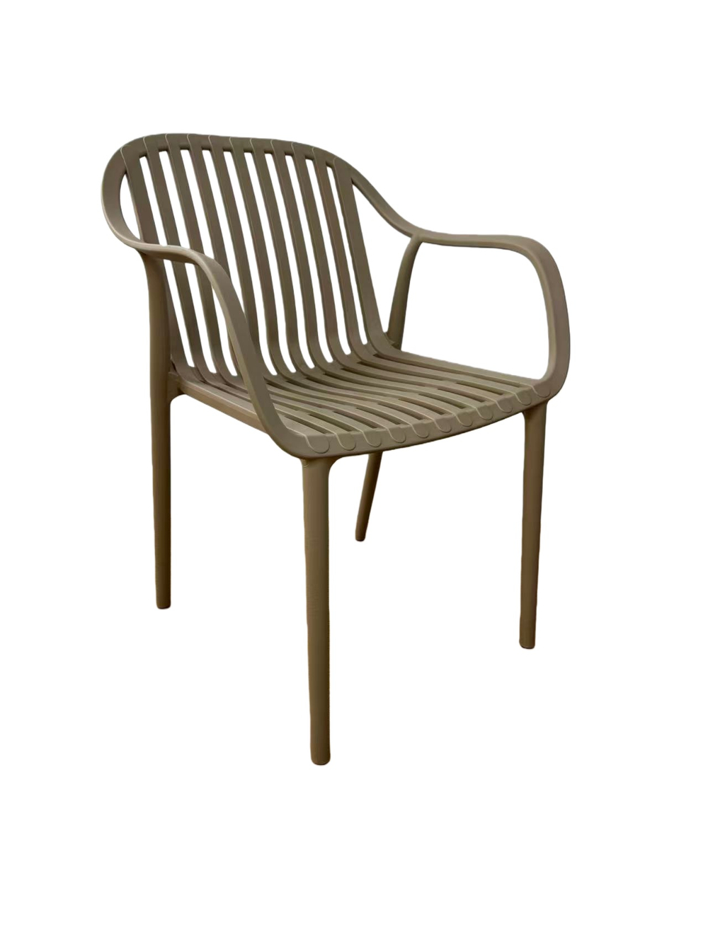 "Мохито" стул пластиковый, цвет бежево-коричневый