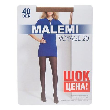 Malemi Voyage колготки класс. с шортиками 40 den melon р.2 (S)