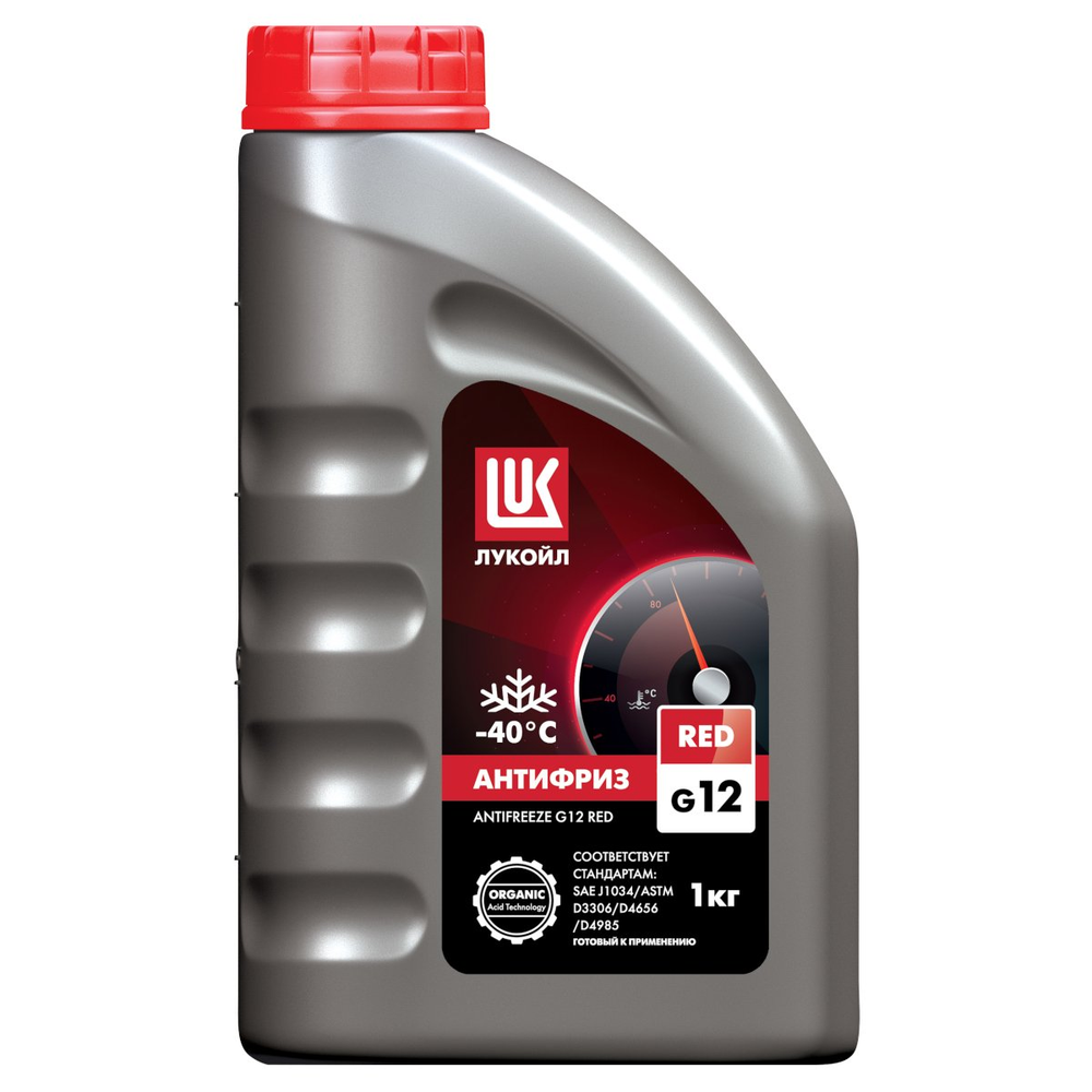 Антифриз Лукойл Red G12, красный, 1 кг