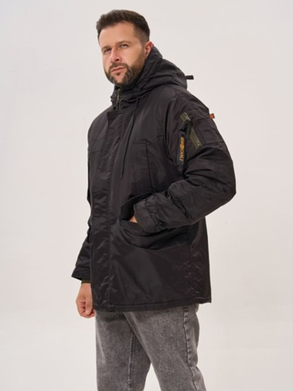 Куртка Аляска укороченная Husky Short 2 Nord Denali (черная - black/silver)