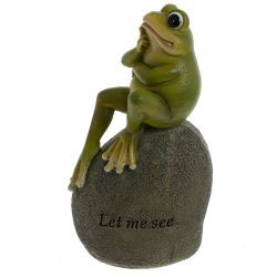 GAEM Фигурка декоративная "Лягушка", L8 W6 H15 см