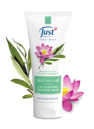 Маска для проблемной кожи 100 мл Just Sensitive pure 2 in 1
