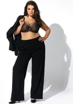 Бюстгальтер Rachel с чашками plus size (Размер: 95F) (Цвет: черный)