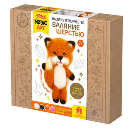Набор для валяние шерстью "Лисенок" брелок 7+