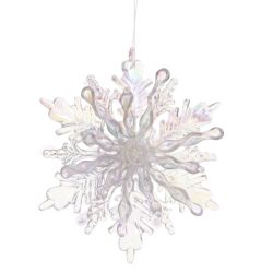 GAEM Украшение новогоднее "Снежинка", L11 W4,5 H12 см, 2в.