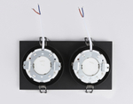 Светильник встраиваемый поворотный точечный TN51920/2 BK черный GX53 max 12W 220*115*23